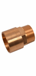 Kirchhoff přechodová nipl 12 mm x 21 mm (vnější závit 1/2") 1 prázdná objímka