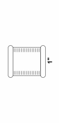 Dvojitá objímka Kirchhoff 30,3 mm (1" vnitřní závit) pozinkovaná