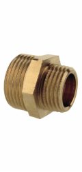 Kirchhoff redukční dvojitá vsuvka 33,3 mm (1" AG) x 26,4 mm (3/4" AG) mosaz