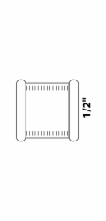Dvojitá objímka Kirchhoff 18,7 mm (1/2" vnitřní závit) chrom