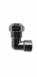 Kirchhoff kompresní fitinek - úhel 90°, chrom, 21 mm (vnější závit 1/2") x 10 mm
