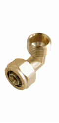 Kirchhoff úhlový fitinek 90° 20 mm x 26,4 mm (vnější závit 3/4"), kompresní fitinek pro MSVR