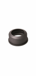 Kirchhoff krátká gumová odtoková spojka pro sifonový výpust 50 mm x 40 mm černá