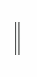 Kirchhoff ponorná trubice pro sifon 41,9 mm (1 1/4") x 32 mm x 250 mm, chrom