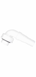 Kirchhoff přípojka pro zařízení 90° 30,3 mm (1" vnitřní závit) x 24,2 mm (3/4" vnitřní závit) bílá