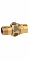 Šroubení Kirchhoff 15 mm x 21 mm (vnější závit 1/2"), kuželové těsnění, 1 objímka, hladká