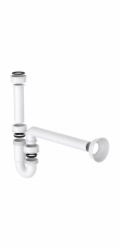 Kirchhoff trubkový sifon 41,9 mm (1 1/4") x 32 mm bílý