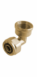 Kirchhoff úhel 90° 26 mm x 30,3 mm (1" vnitřní závit) s kompresním fitinkem pro MSVR