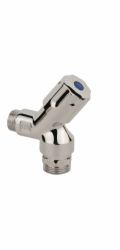 Nástěnný ventil Kirchhoff GA 21 mm (vnější závit 1/2") x 26,4 mm (vnější závit 3/4") chrom