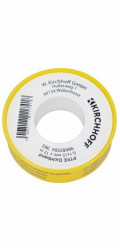 Kirchhoff PTFE těsnicí páska na závity 0,1 mm x 12 mm délka 12 m bílá