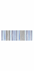 Koupelnová předložka Wenko Scandic Stripes 65 cm x 200 cm vícebarevná