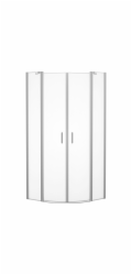 Sprchový kout Baliv DUK-90.50R 90 cm x 90 cm chrom