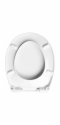 WC sedátko Baliv Cochico s mechanismem tlumeného dovírání, Duroplast, bílé třpytky