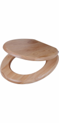 WC sedátko Baliv Limay s mechanismem tlumeného dovírání, dřevěné jádro