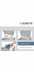 WC sedátko Schütte antracitové duroplastové s tlumeným dovíráním a rychloupínacím mechanismem