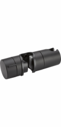 Držák sprchy Baliv O 18 mm-25 mm černý