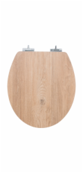 WC sedátko Baliv Kunene s mechanismem tlumeného dovírání, dřevěné