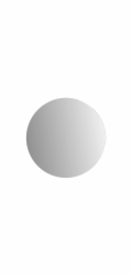 Krystalové hygienické zrcadlo Plato 50 cm x 50 cm Kulaté 3 mm