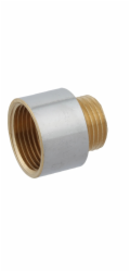 Prodlužovací kohout Kirchhoff 24,2 mm (3/4" vnitřní závit) x 21 mm (1/2" vnější závit), chrom