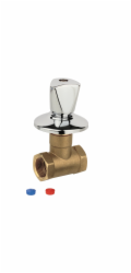 Kirchhoff zapuštěný ventil s rozetou chrom 24,2 mm (3/4" vnitřní závit)