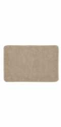 Koupelnová předložka Kleine Wolke Ricco, 65 cm x 115 cm, taupe