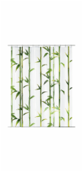 Sprchový závěs Kleine Wolke Bambu 180 cm x 200 cm květňově zelený