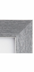 Sonstige Plastový rám 18 cm x 24 cm Stříbrný metalický vzhled