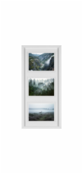 Sonstige MDF rám na obraz, široký, bílý, 23 cm x 50 cm