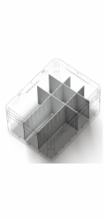 Eurobox-System Dělicí příčka systému Eurobox 36 cm x 26 cm bílá