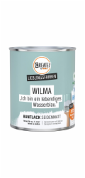 CREATE! by OBI TVOŘTE! od OBI Barevný lak Oblíbená barva Wilma Vodová modrá Saténový matný 0,75 l