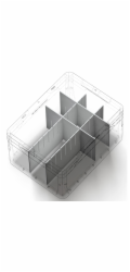 Eurobox-System Dělicí příčka systému Eurobox 36 x 16 cm bílá