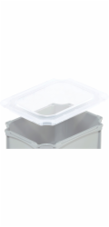 Eurobox-System Vkládací krabice systému Eurobox, úhlová 1/8, pro krabici 60 x 40 cm, průhledná