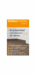 Döllken Profiles Samolepicí rohový držák z bukového dřeva, 18 mm x 18 mm, délka 5000 mm