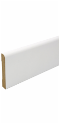Döllken Profiles Soklová lišta, bílý lak, 58 mm x 10 mm, délka 2400 mm