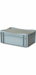 Eurobox-System Systémová krabice Eurobox s pevnou stěnou 30 x 20 x 12 cm šedá