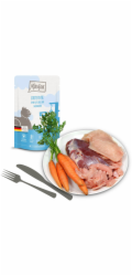 Sonstige Mjamjam mokré krmivo v kapsičce s jemnou kachnou a drůbeží s chutnou mrkví 125g
