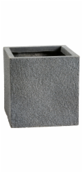 Sonstige Květináč 24 cm x 24 cm x 24,5 cm antracitový