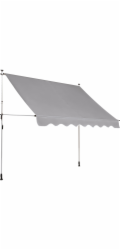 Sonstige Markýza s upínacími svorkami 2,5 m x 1,5 m stříbrošedá