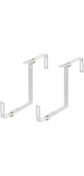 Sonstige Držáky na balkonové truhlíky, sada 2 kusů, bílé