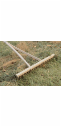 LUX-TOOLS Dřevěné hrábě , pracovní šířka 55 cm