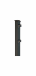Sonstige Čtvercový plotový sloupek pro dvojité pletivové panely 6 cm x 4 cm x 180 cm, antracitový