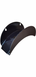 LUX-TOOLS Nástěnný držák hadice, kovový, černý