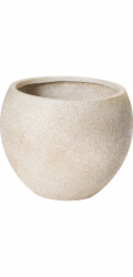 Sonstige Květináč 29,5 cm x 29,5 cm x 23,5 cm béžový