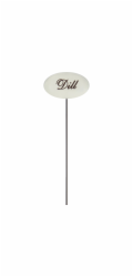 Sonstige Bylinkový kolík, bílý smalt, 30 cm, kopr