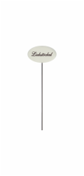 Sonstige Smaltovaný bílý bylinkový kolík, 30 cm, libeček