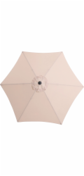 Sonstige Deštník na tržnici v Honolulu, průměr 300 cm, béžový, s klikou