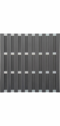 Sonstige Plotový panel WPC hliníkový antracit 180 cm x 180 cm