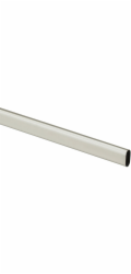 Hettich Oválná šatní tyč 900 mm ocel, nikl matný