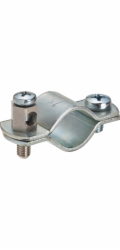 Pollmann Elektrotechnik Uzemňovací svorka, pozinkovaná stříbrná, 13 mm (1/2")
