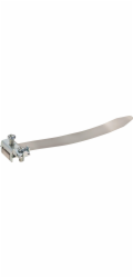 Pollmann Elektrotechnik Uzemňovací svorka, pozinkovaná stříbrná, 10 mm (3/8") - 38 mm (1 1/2")